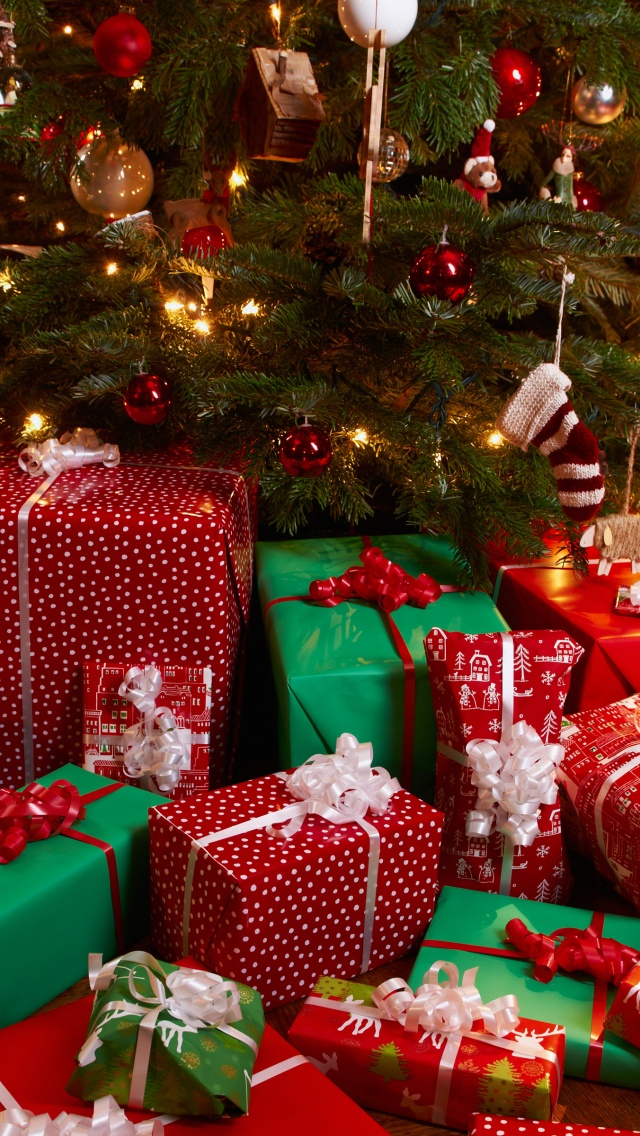 Presents Under Christmas Tree