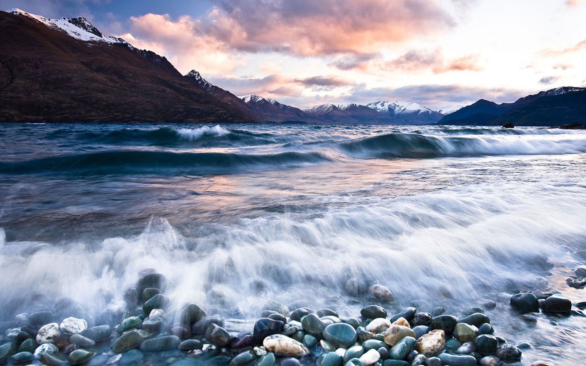 Queenstown Sunsetsunset Near Queenstown New Zealand