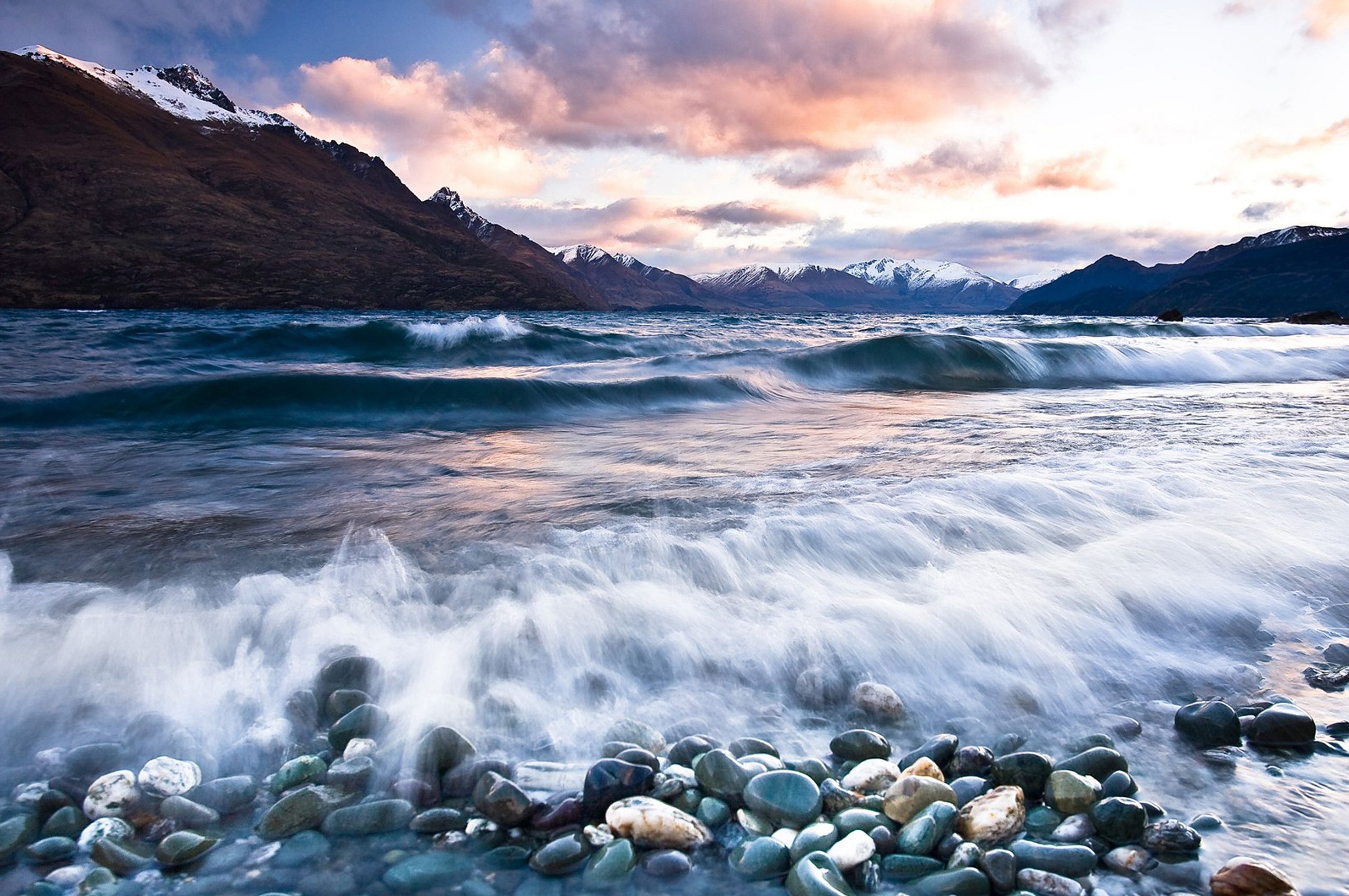 Queenstown Sunsetsunset Near Queenstown New Zealand