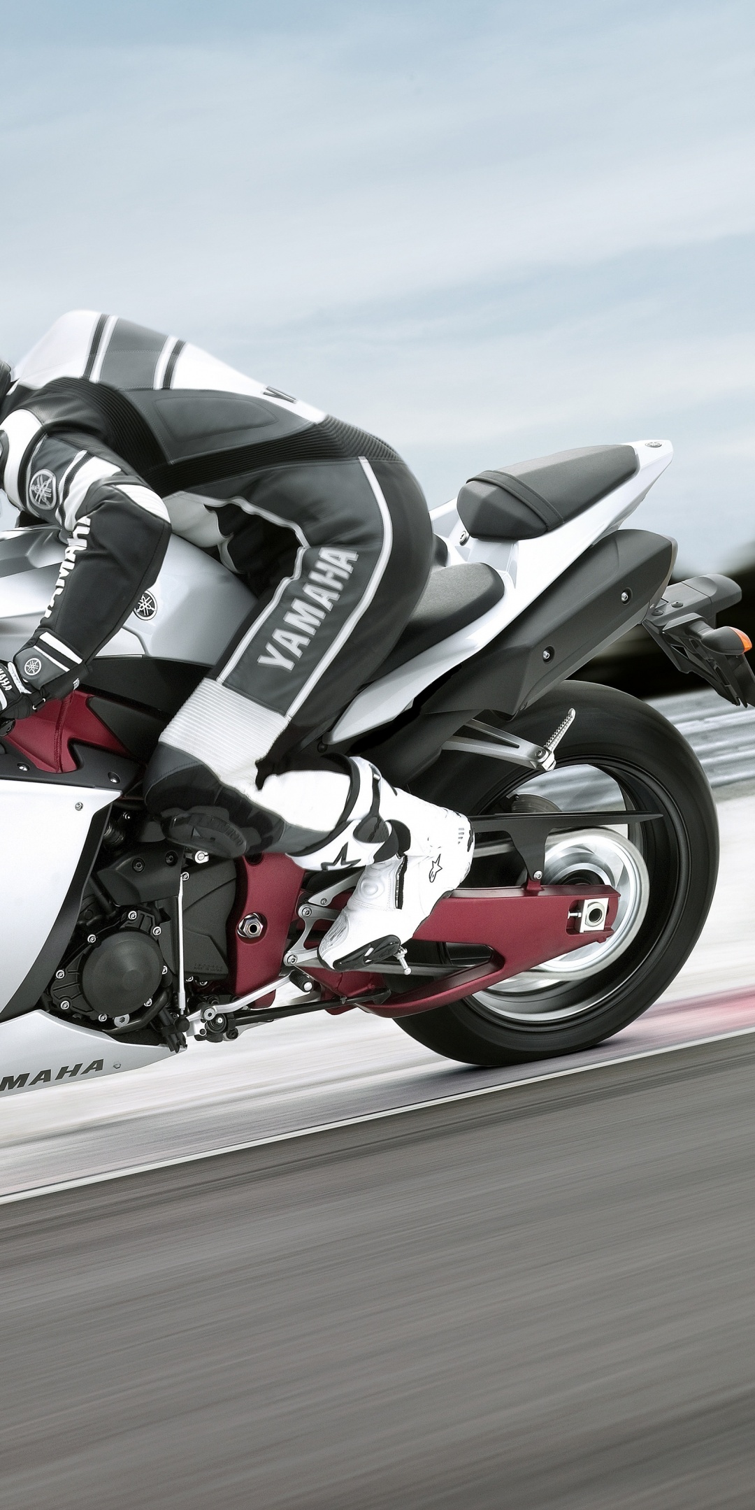 Racing On A Yamaha YZF-R1