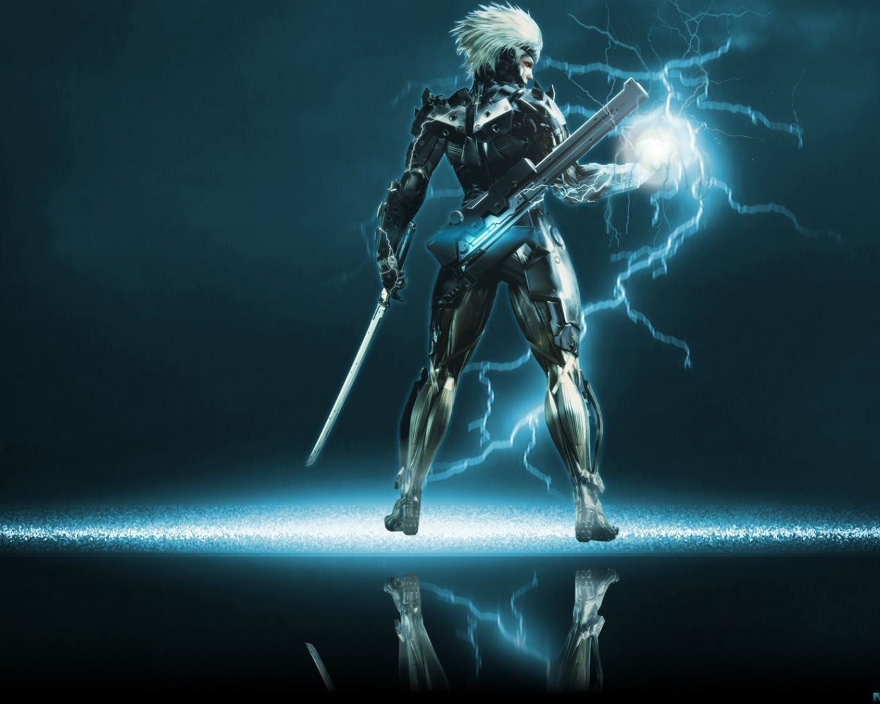 Raiden Blue Lightning Metal Gear Solid