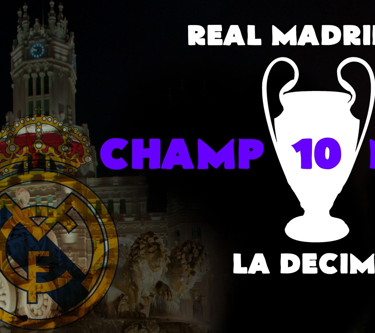 Real Madrid La Decima-Winner 2014 CL