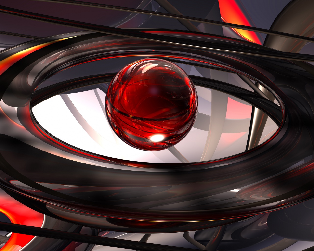 Red And Black Orb