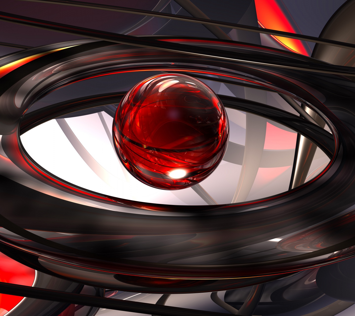 Red And Black Orb