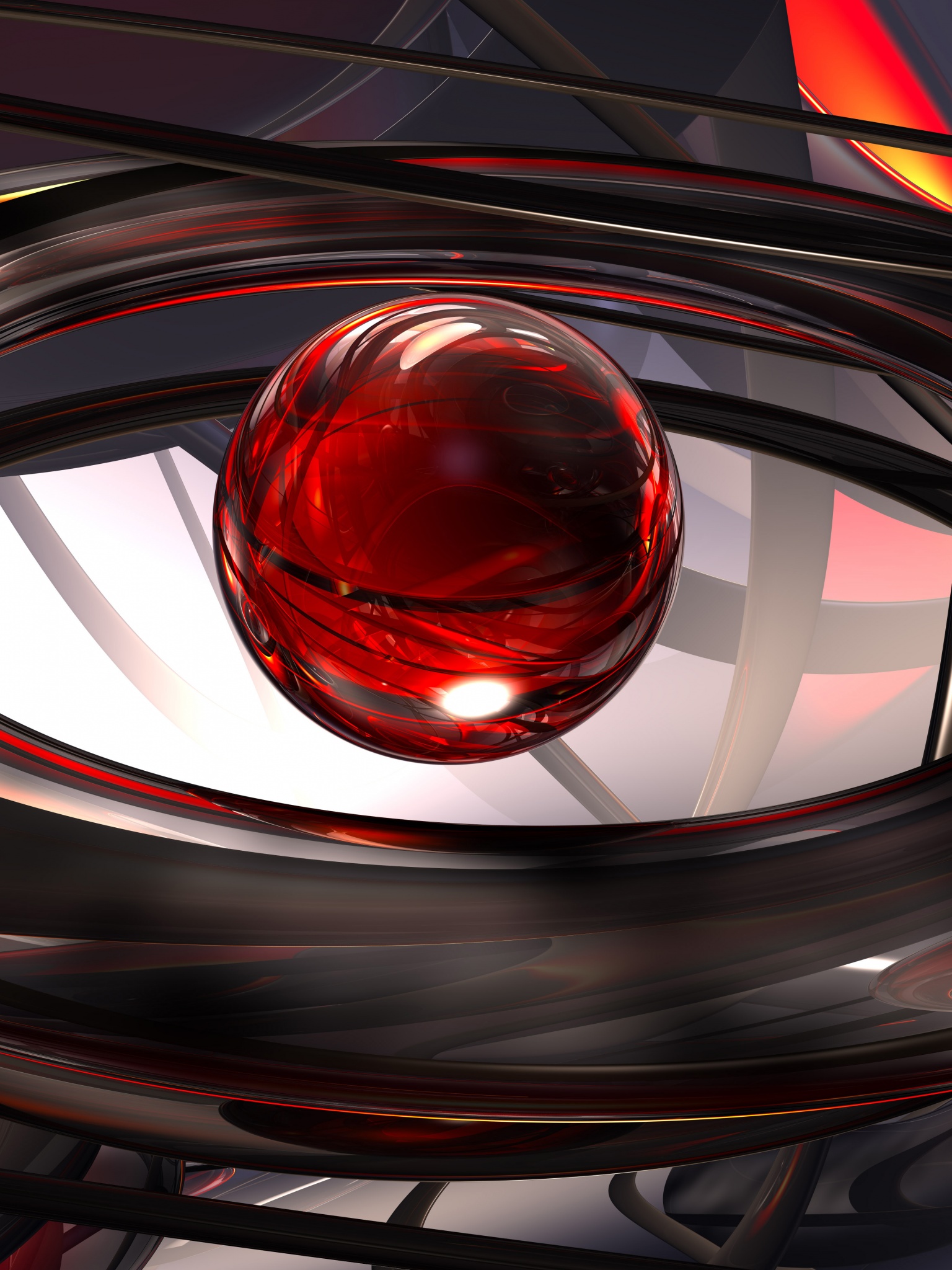 Red And Black Orb