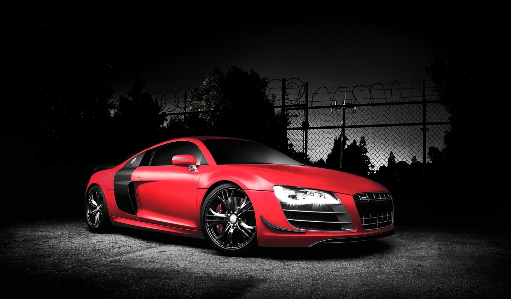 Red Audi R8 Gt