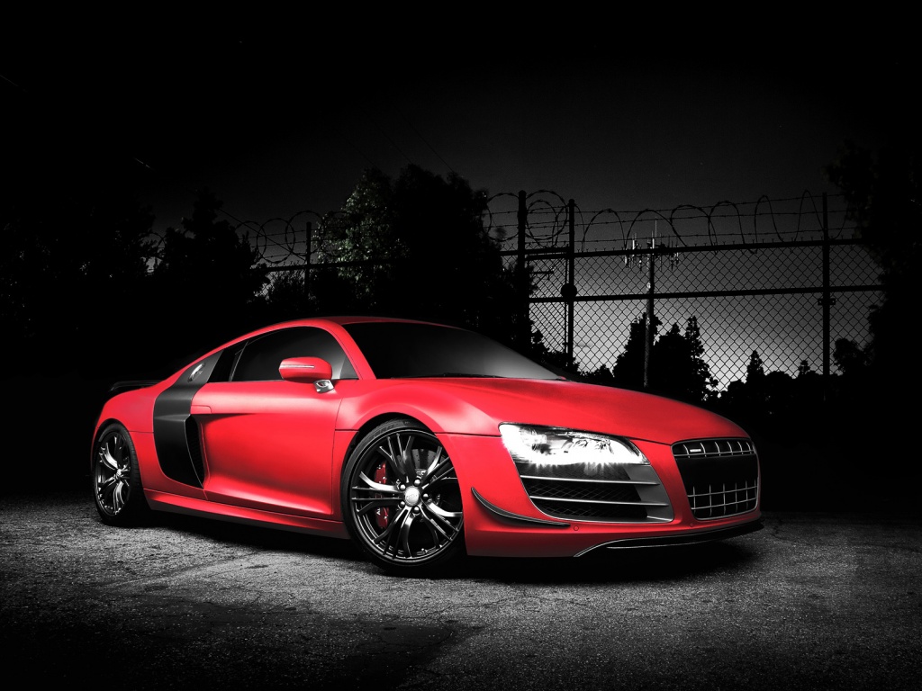 Red Audi R8 Gt