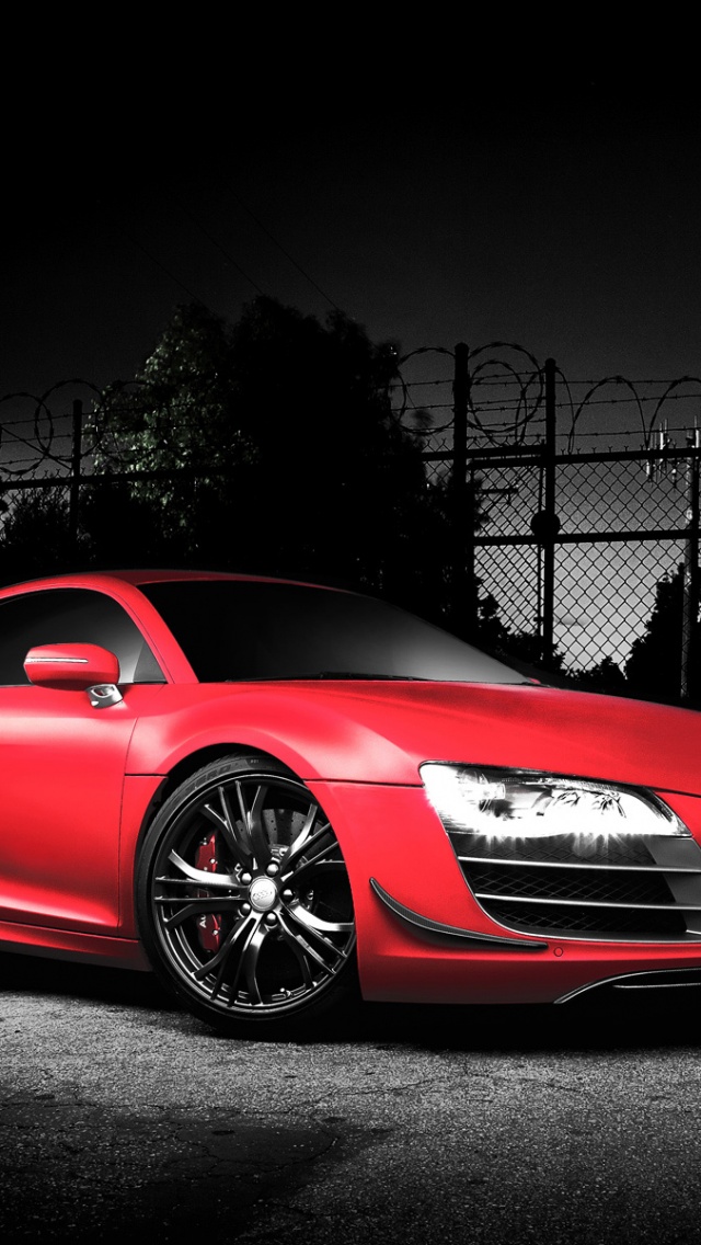 Red Audi R8 Gt