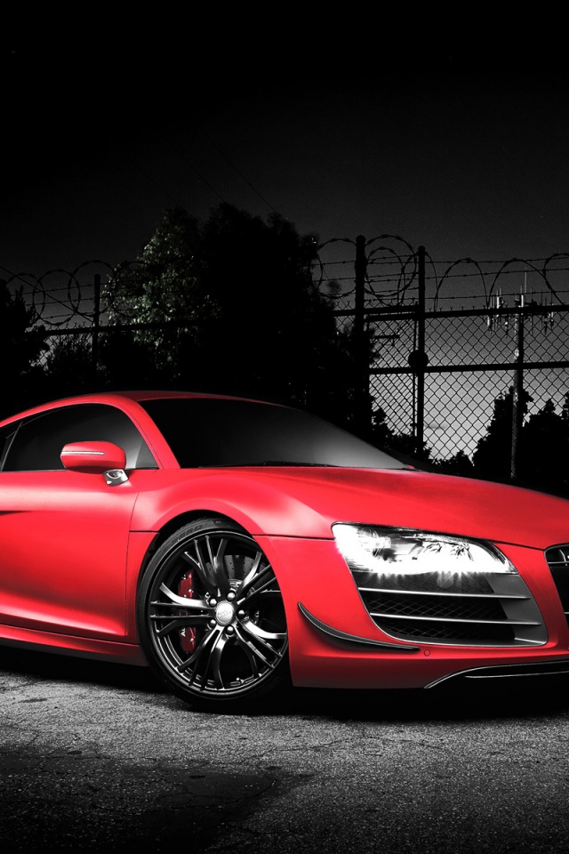 Red Audi R8 Gt