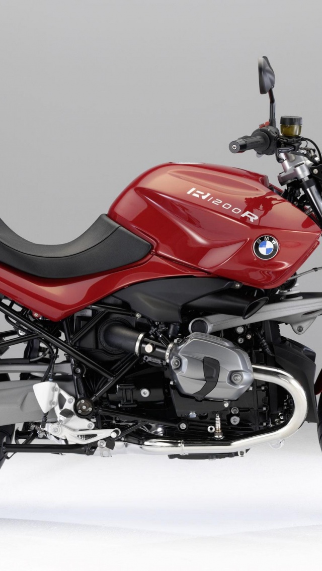 Red BMW R1200R