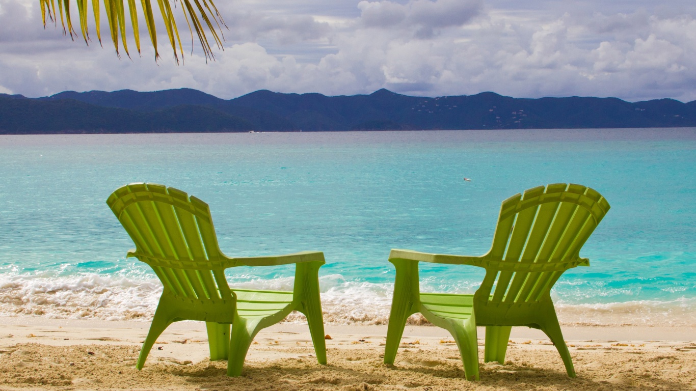 Resting On The Beach