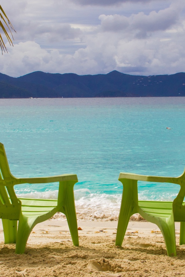 Resting On The Beach