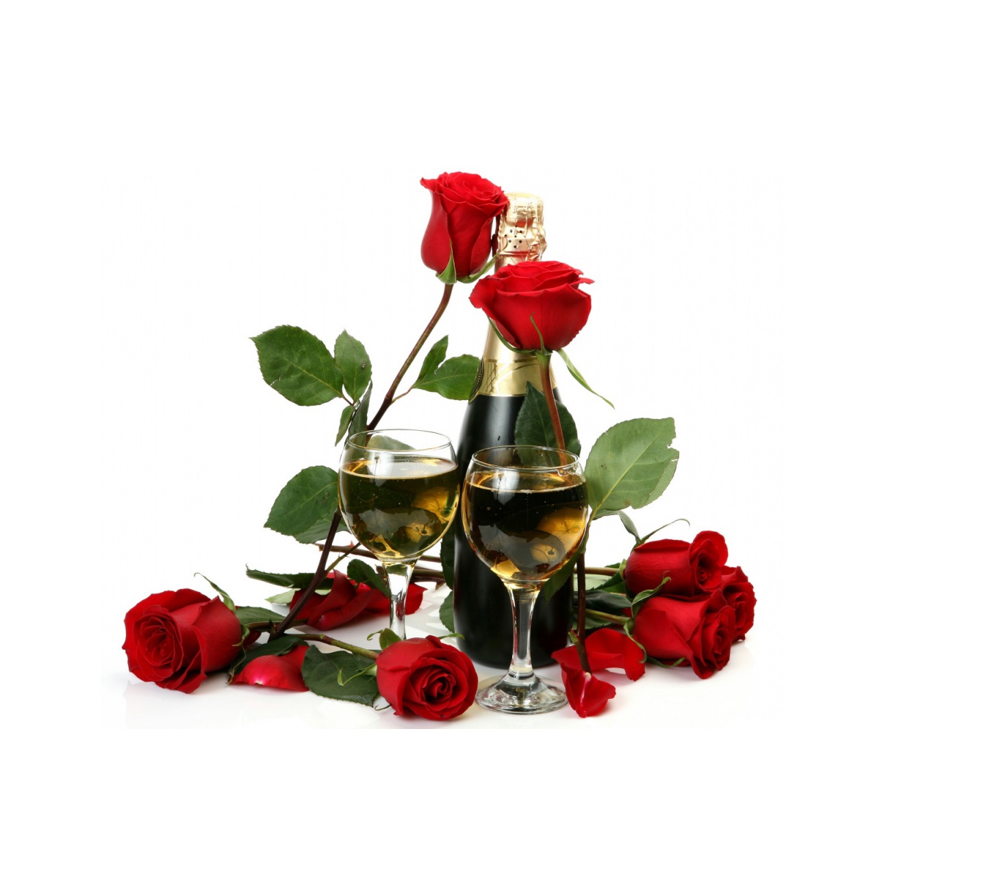 Roses And Champagne For Womens Day