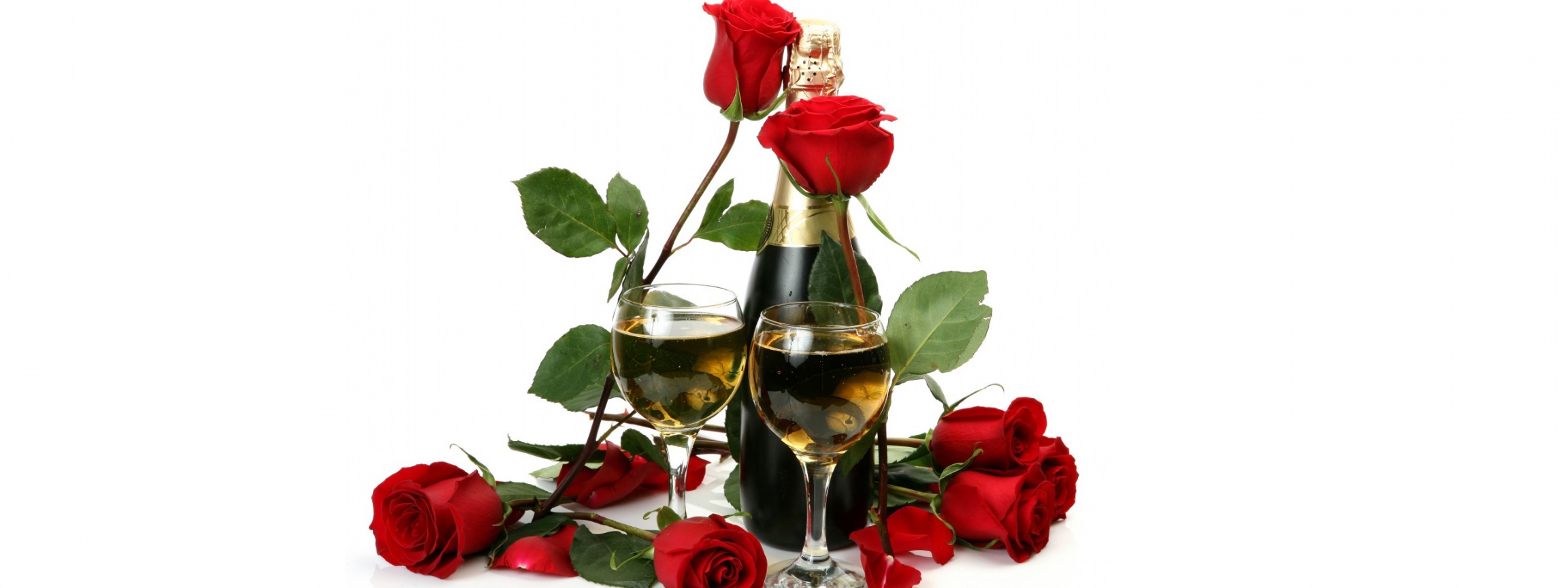 Roses And Champagne For Womens Day