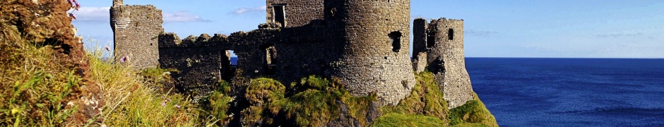 Ruins Of Dunluce Castle Antrim Northern Ireland United Kingdom