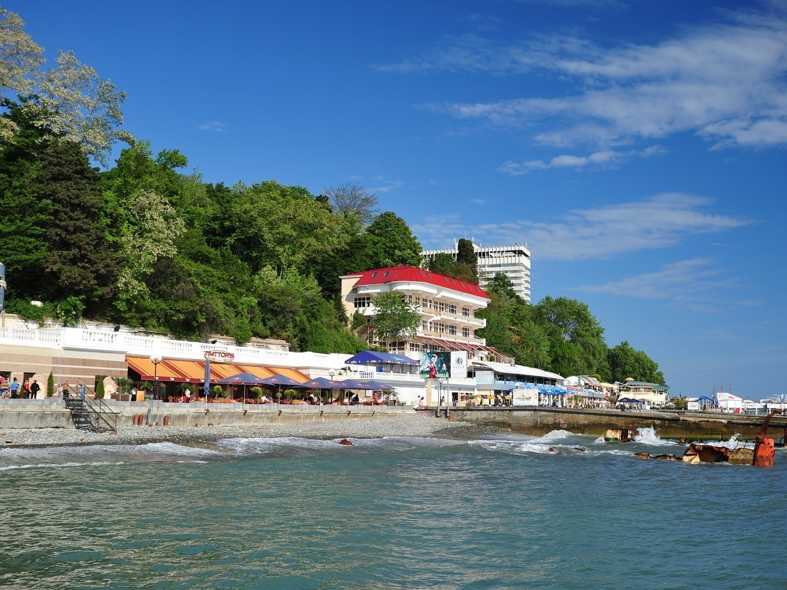 Russia Sochi Sea Building