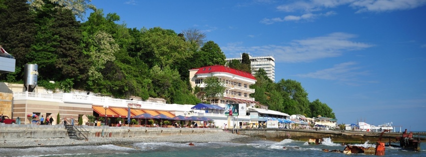 Russia Sochi Sea Building