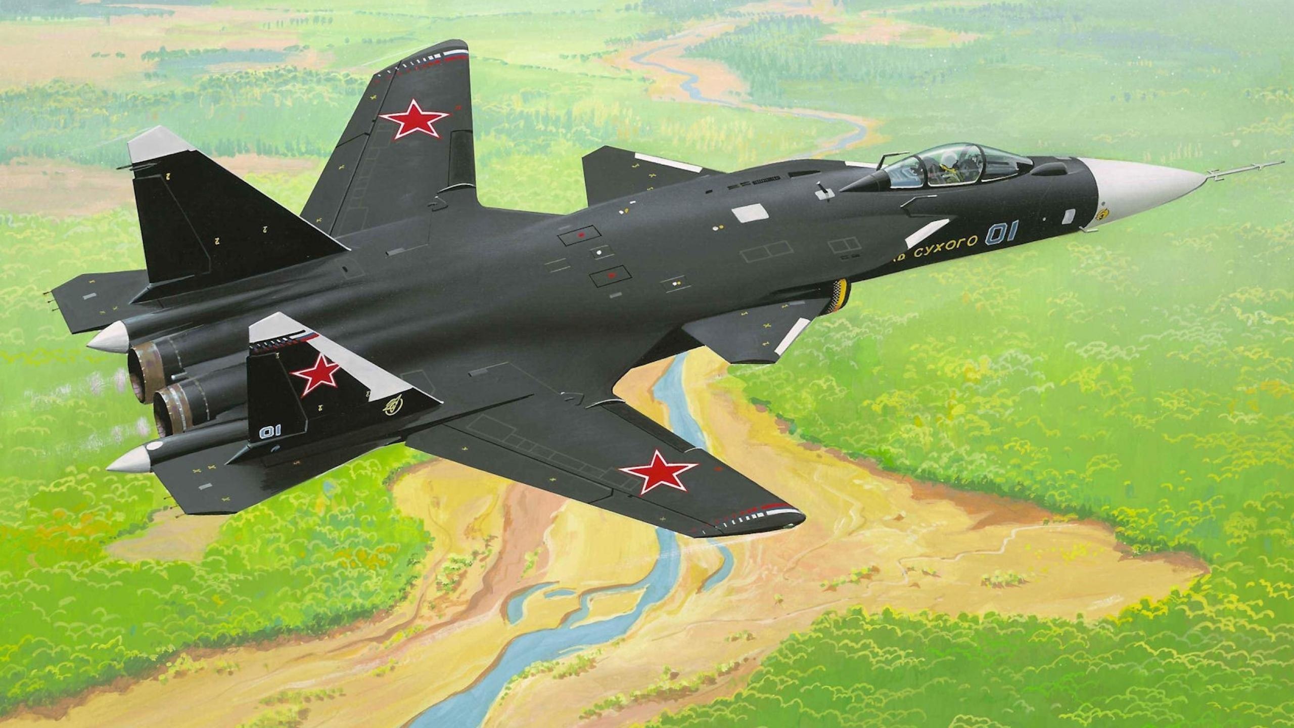 Russian Su-47 Berkut Fighter