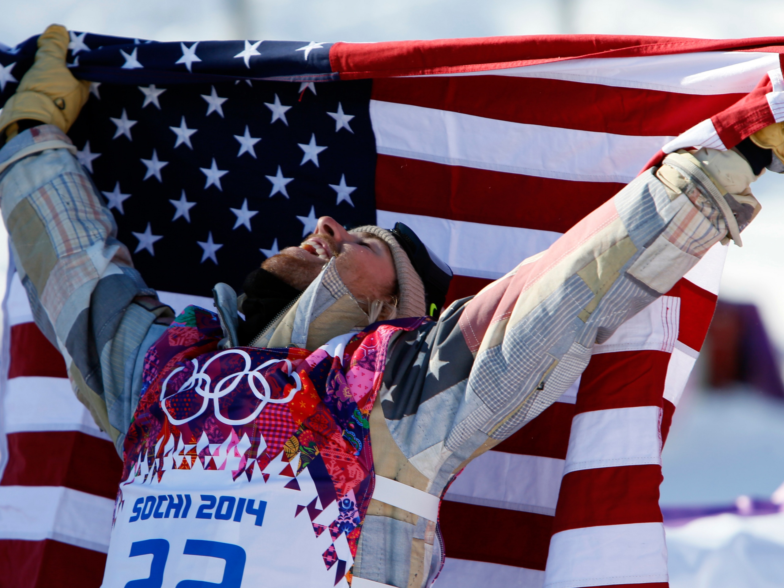 Sage Kotsenburg Celebrates In Sochi