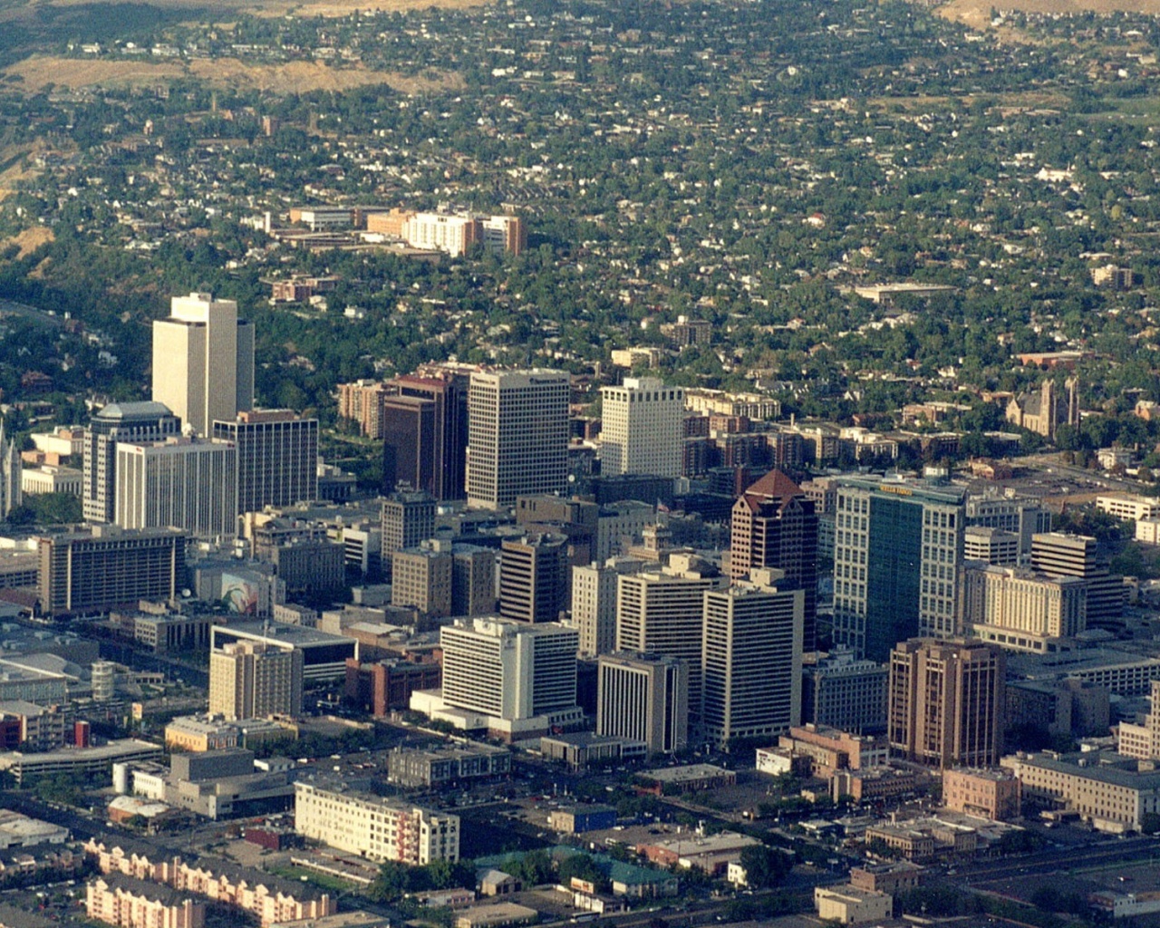 Salt Lake City Panorama United States