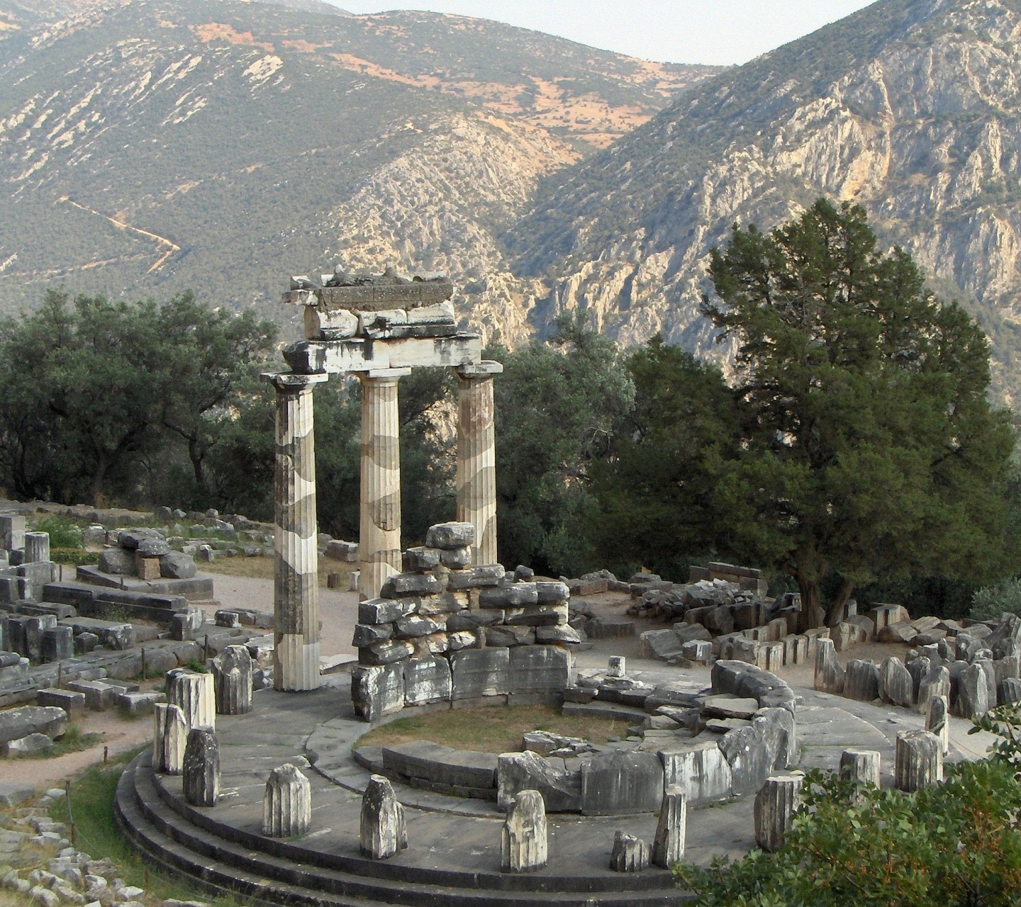 Sanctuary Of Athena Pronaia Delphi Fokida Thessalia Sterea Ellada Greece