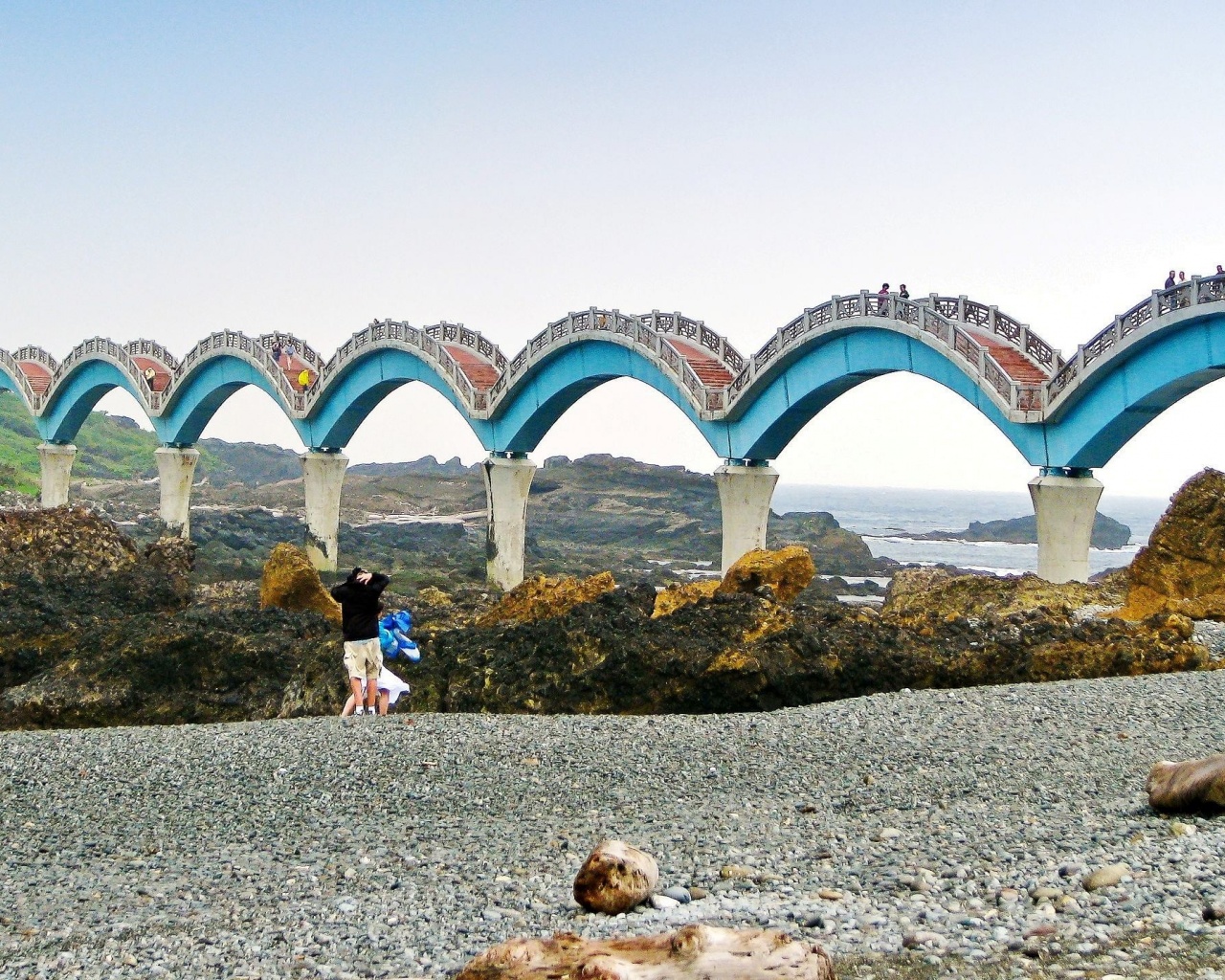 Sanxiantai Bridge Taitung Chenggong Township Taitung County Taiwan