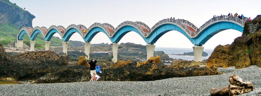 Sanxiantai Bridge Taitung Chenggong Township Taitung County Taiwan