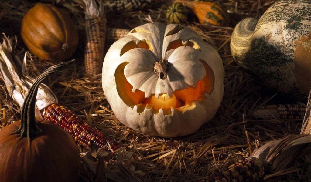 Scary Halloween Pumpkin Face