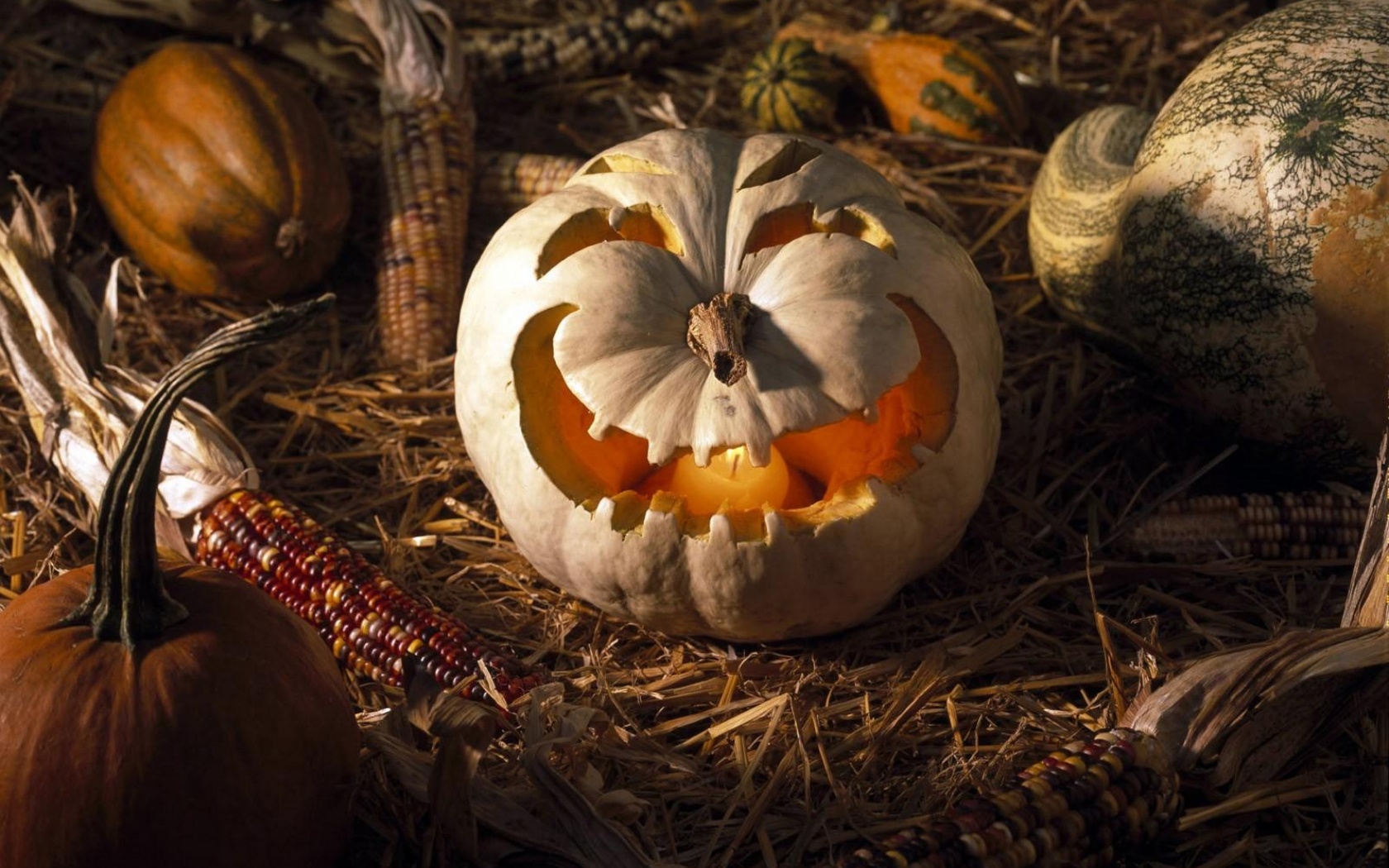 Scary Halloween Pumpkin Face