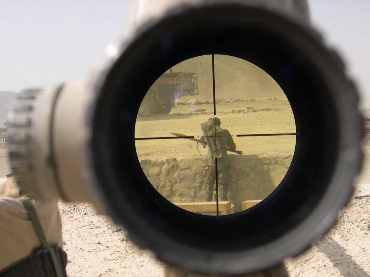 Scope Soldiers Military Sniper Rifle Recoil