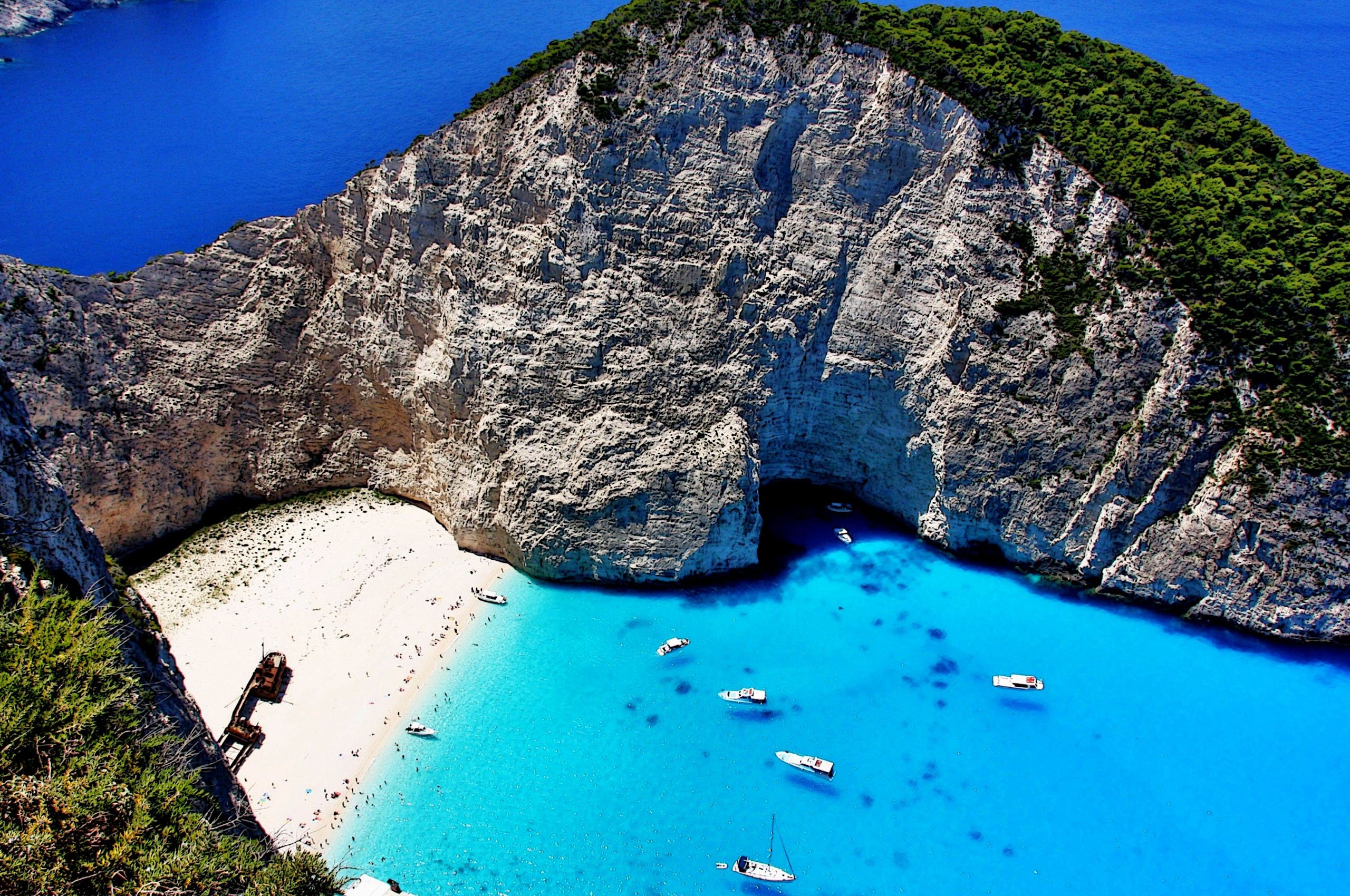 Sea Zakinthos Elation Lonian Lslands Greece Nature Landscapes