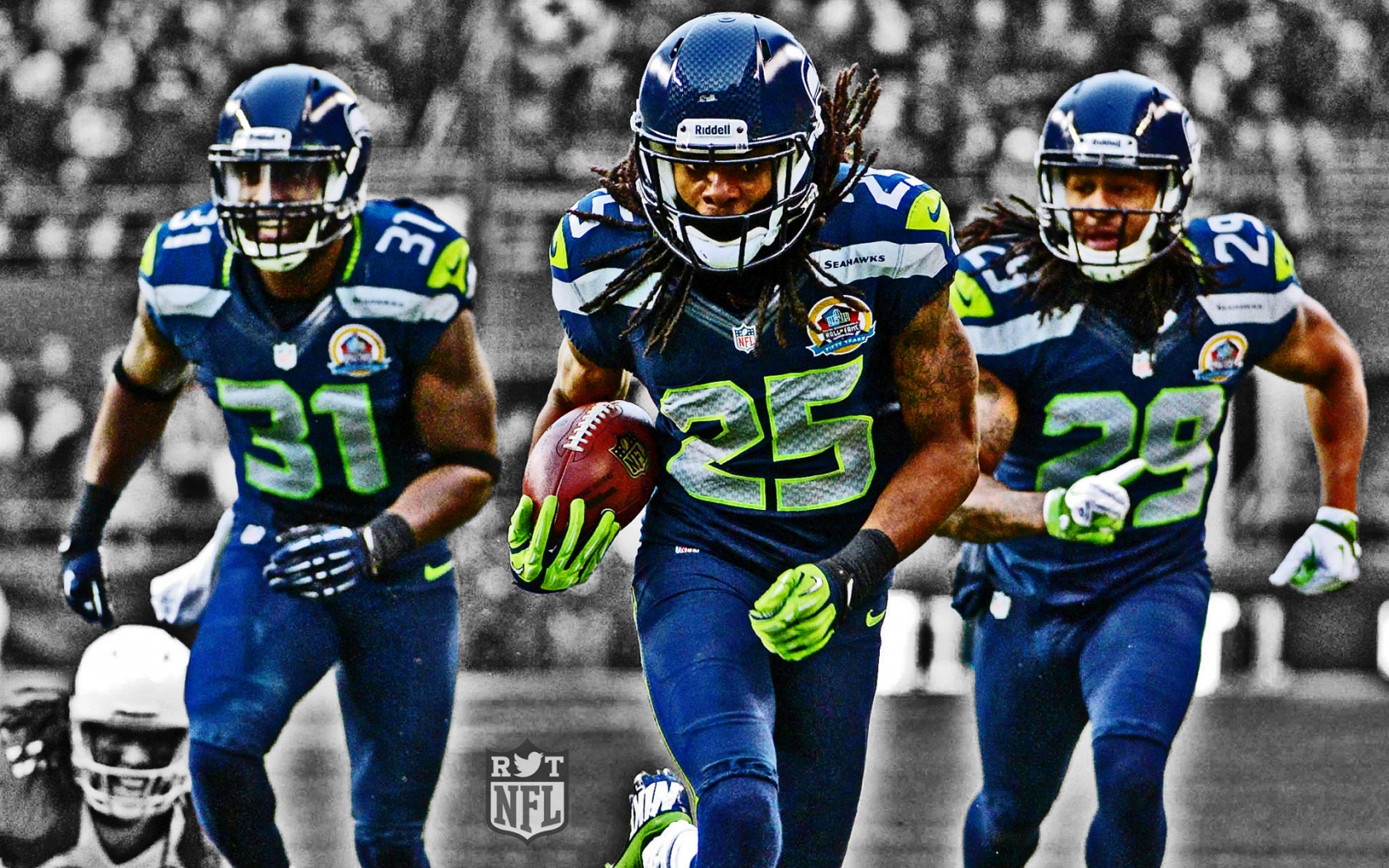 Seahawks American Football Players