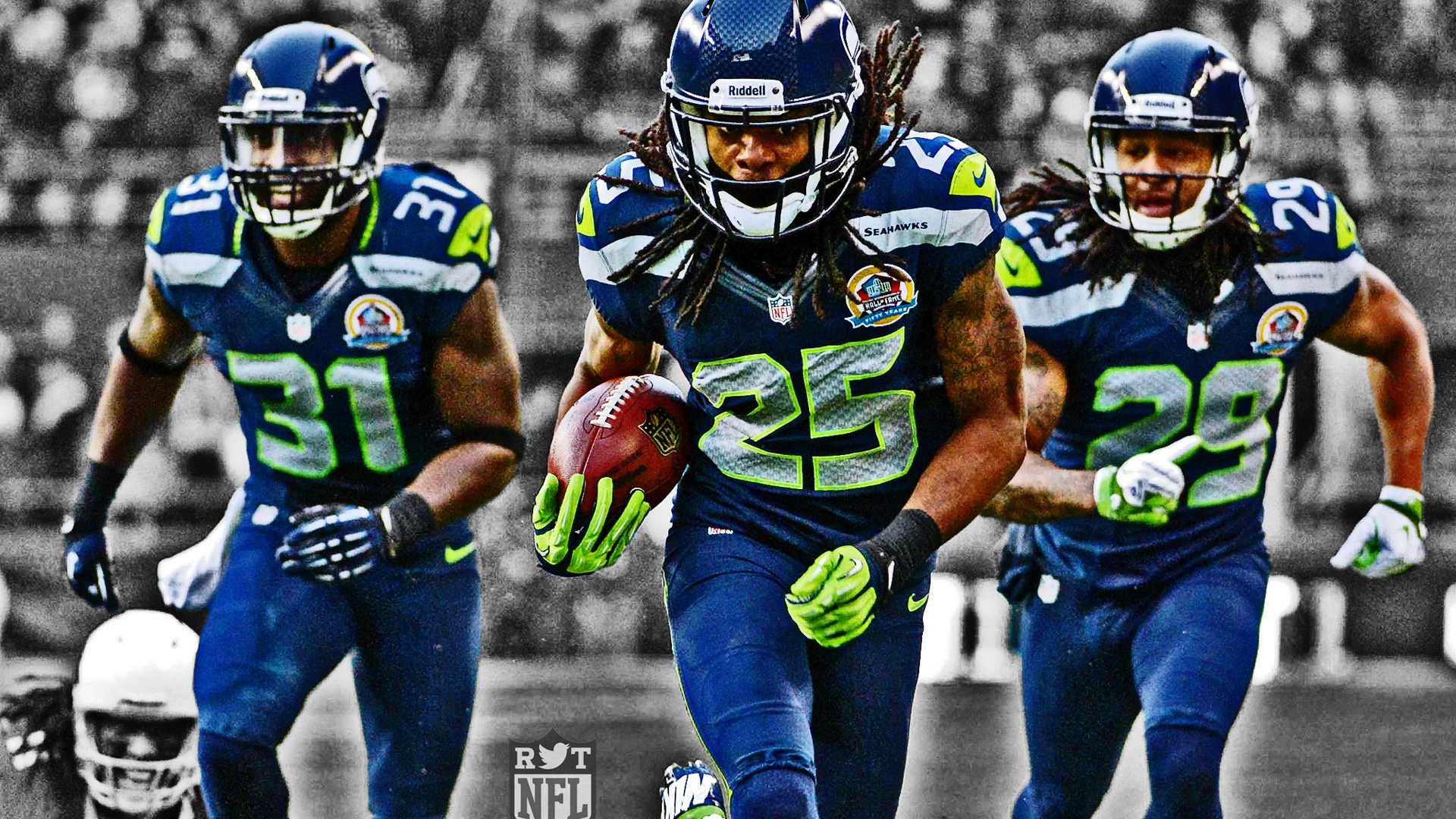 Seahawks American Football Players