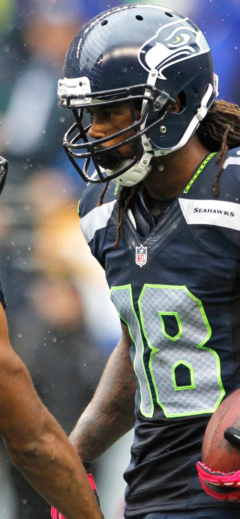 Seahawks-Golden Tate And Sidney Rice