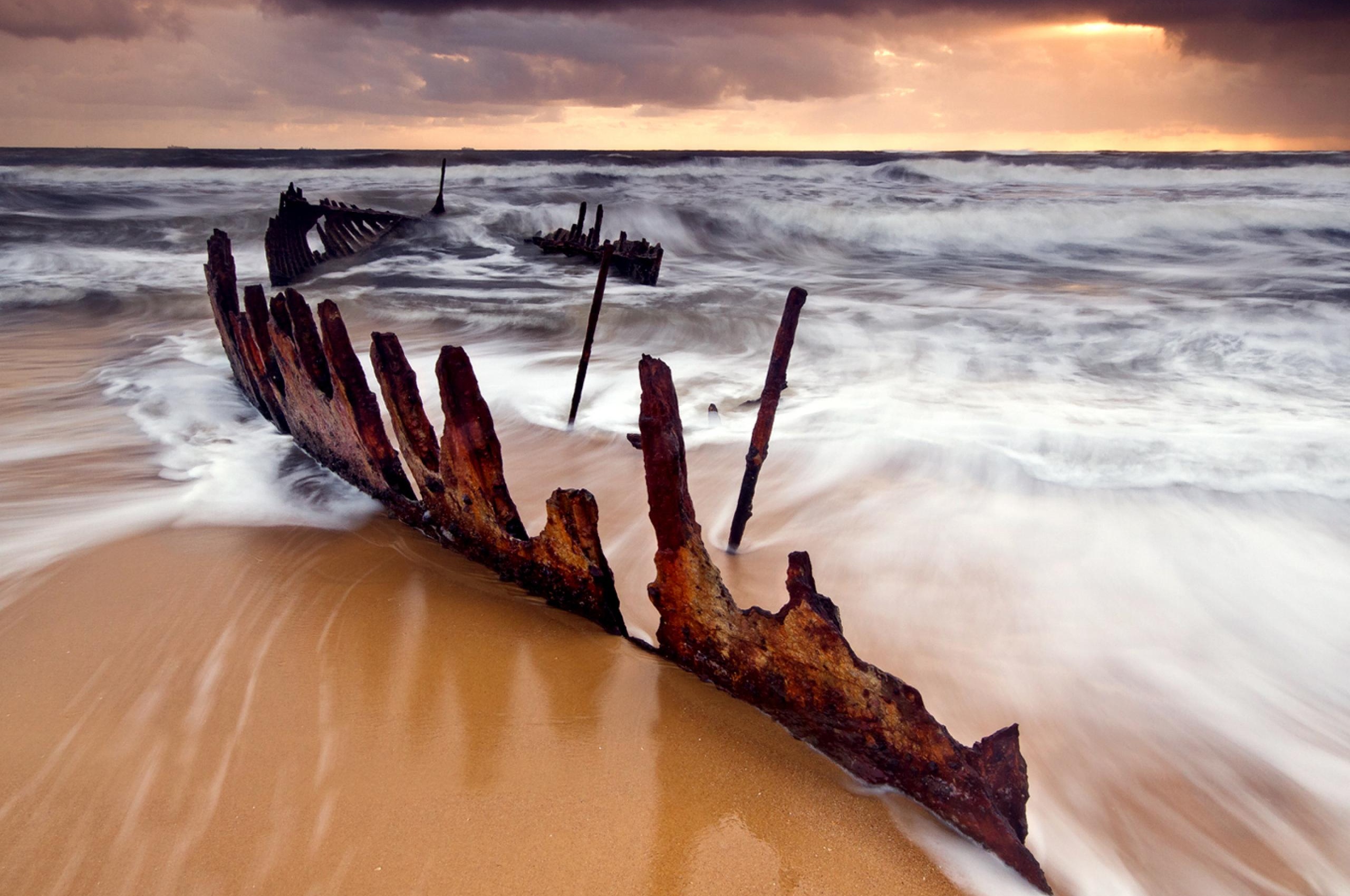 Seascape Beach Wave Nature Landscapes