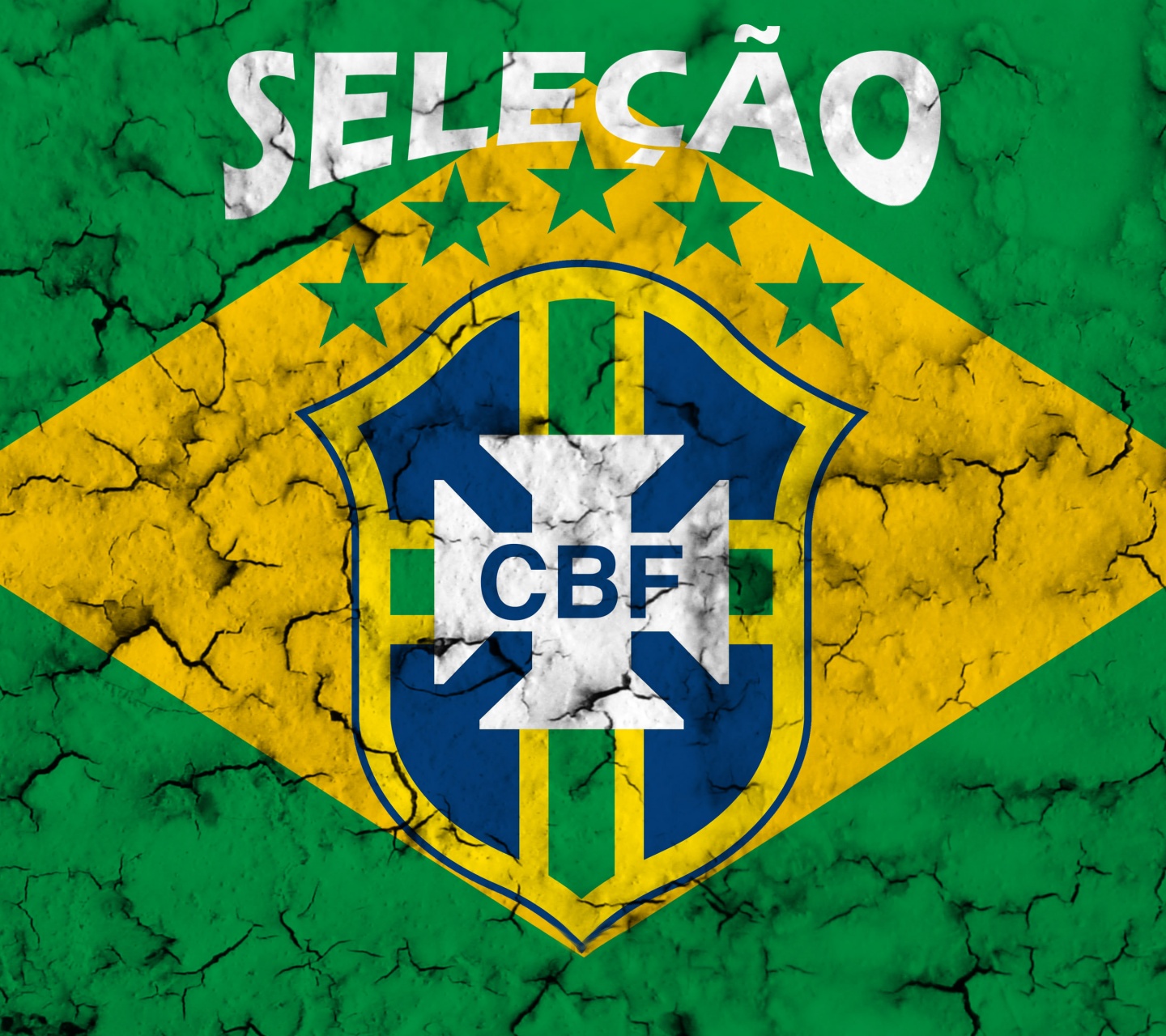 Selecao Brasil Football Crest 2014