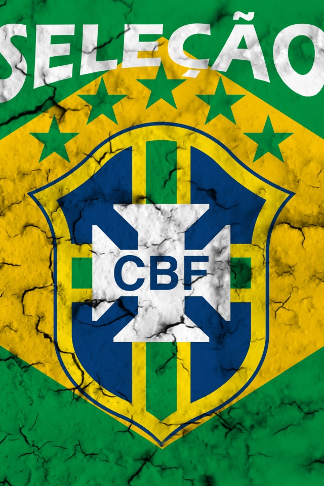 Selecao Brasil Football Crest 2014