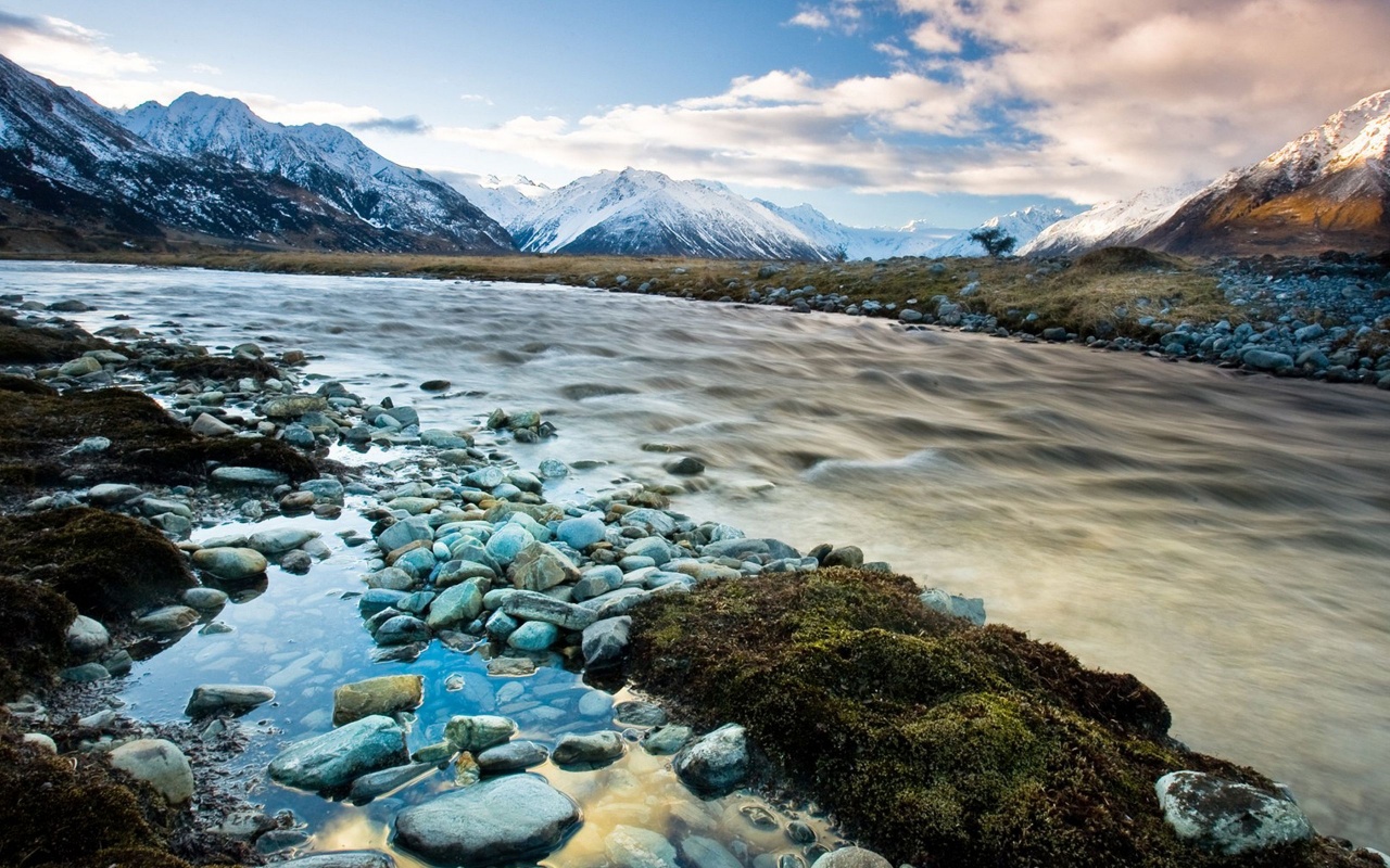 Sidelined Landscapemt Cook New Zealand