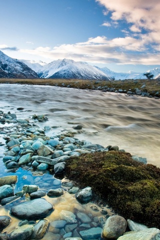 Sidelined Landscapemt Cook New Zealand