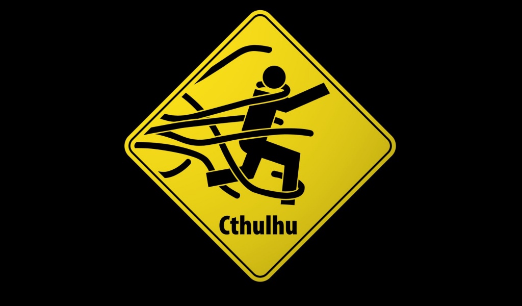 Signs Cthulhu Funny Wrong Chtulhu