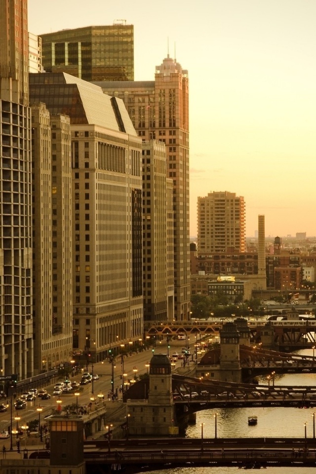 Skyscrapers Buildings Homes America Usa Chicago