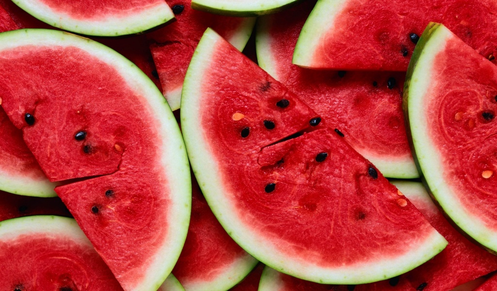 Sliced Watermelon