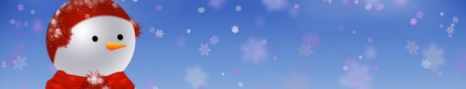 Snowman Snowdrift Snow Snowflakes