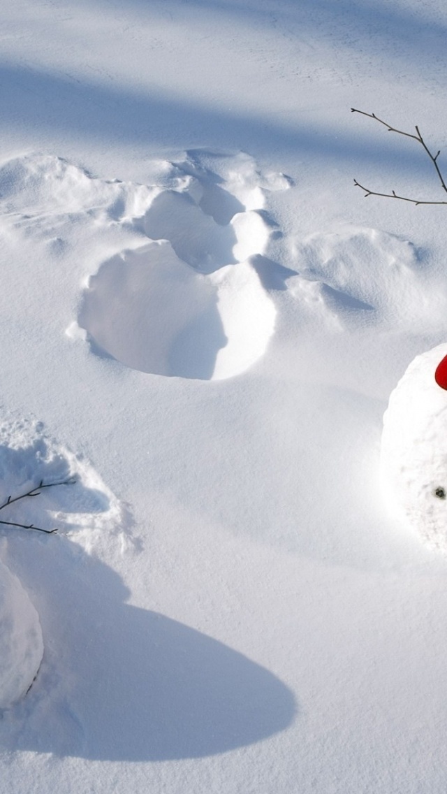 Snowman Winter Snow