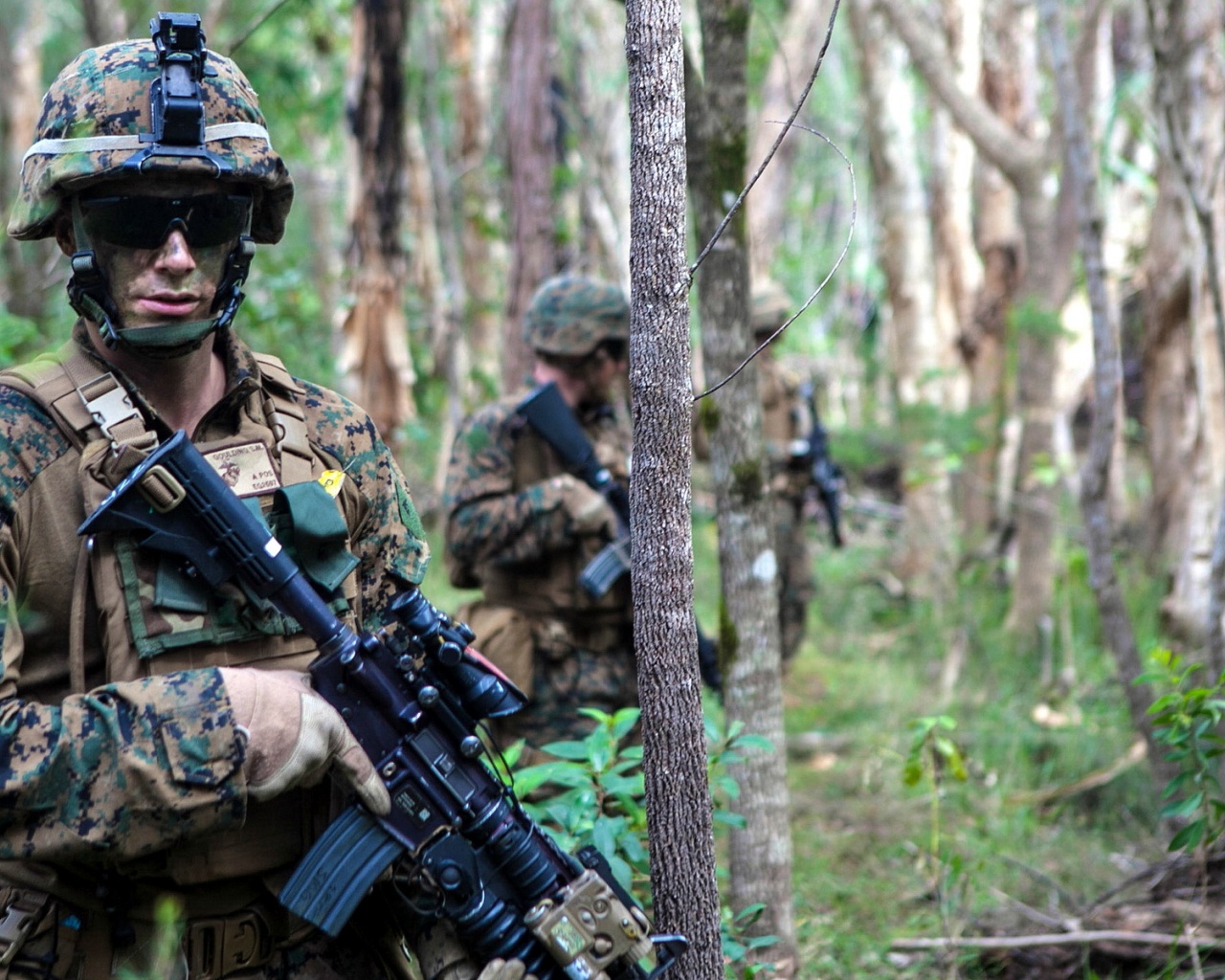 Soldiers In Patrol