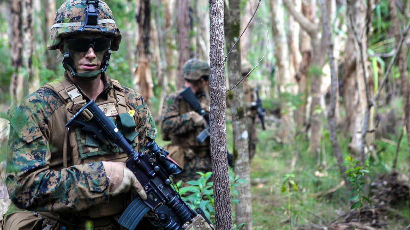 Soldiers In Patrol