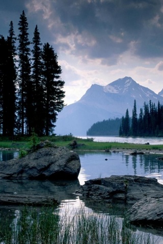 Spirit Island Maligne Lake Jasper National Park Canadian Rockies Scenery Nature