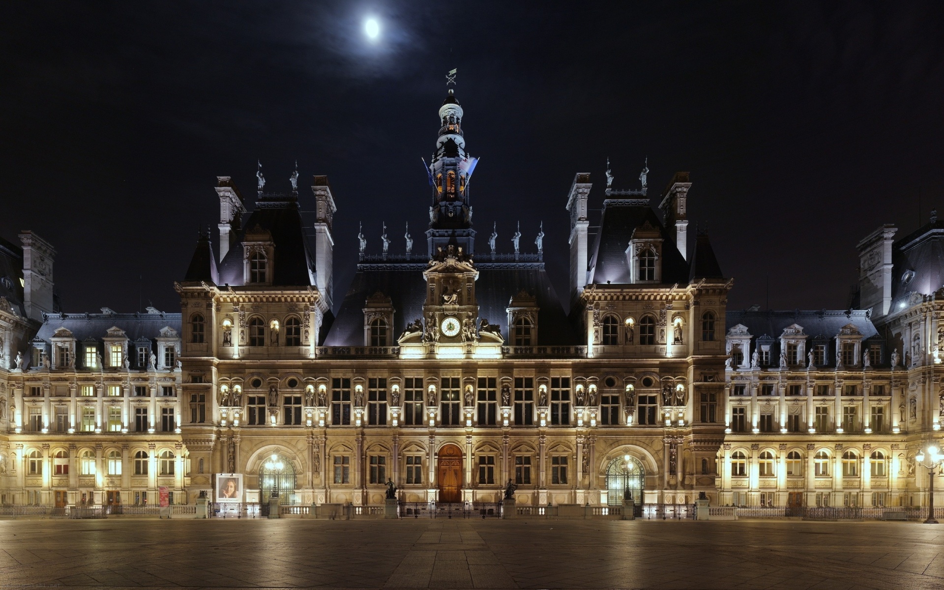 Square France Hotel De Ville Paris Hotel City Landscape