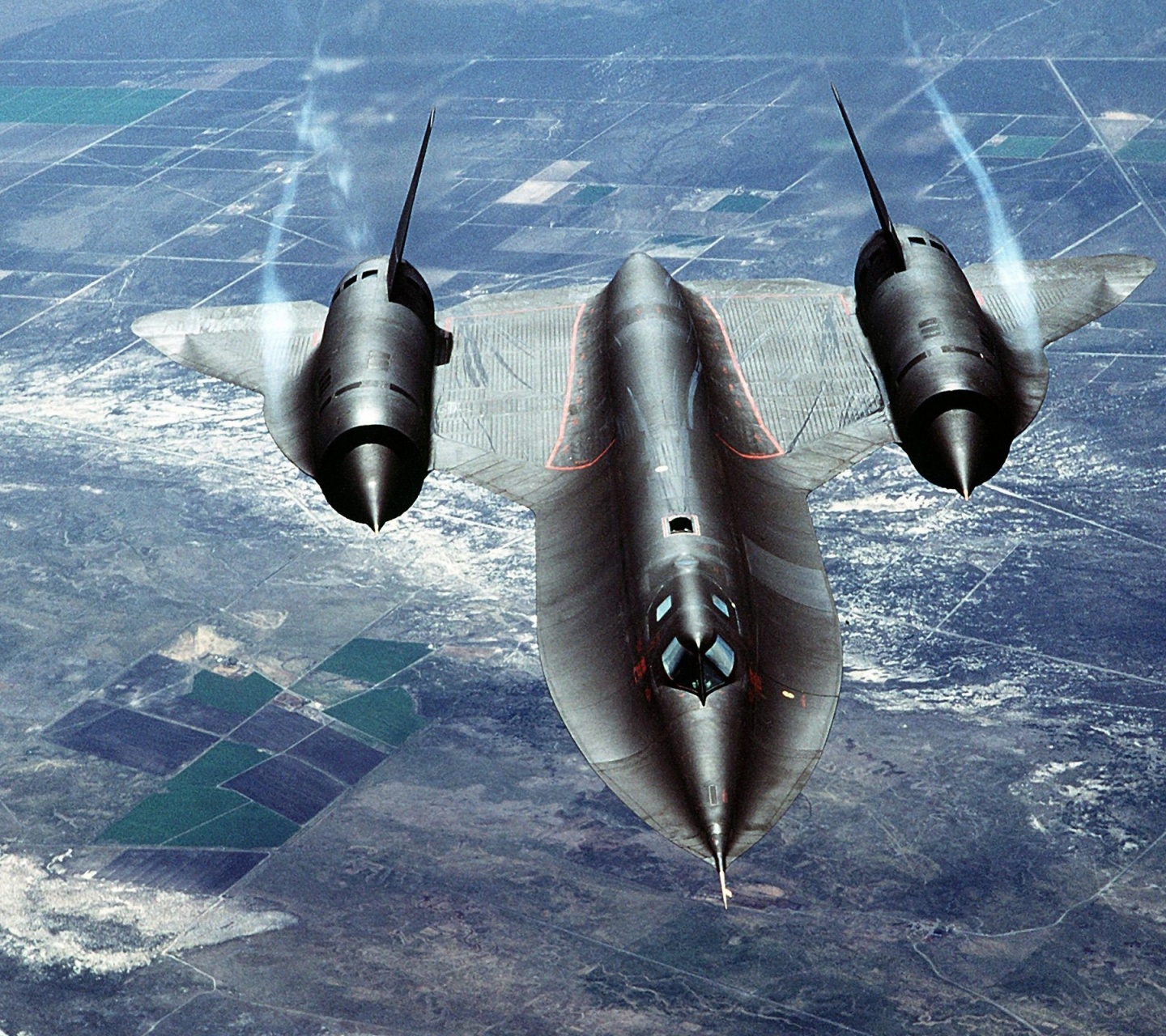 Sr 71 Blackbird Flying Clouds