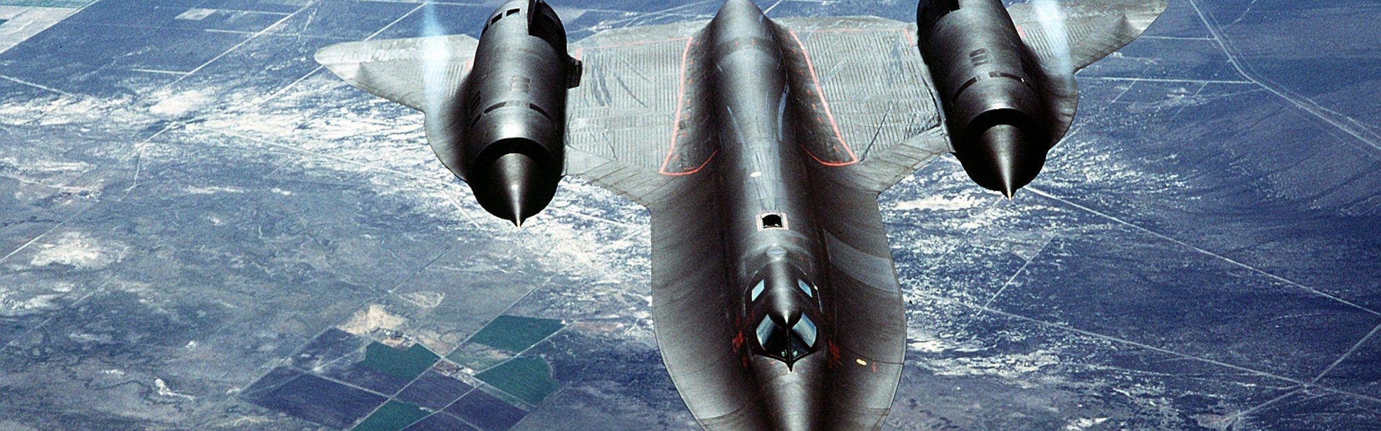 Sr 71 Blackbird Flying Clouds